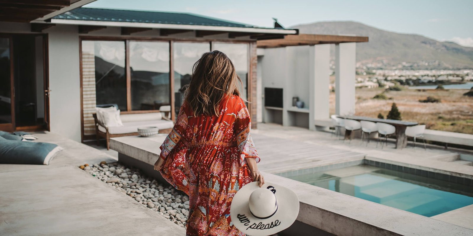 Airbnb villa with pool